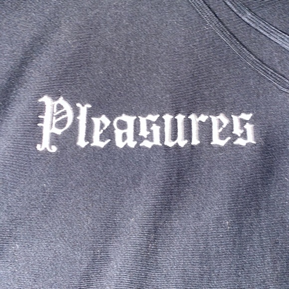 Pleasures burn again hoodie. Mona Lisa. Black. M